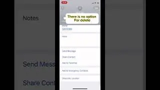 How to delete contacts in iphone  
