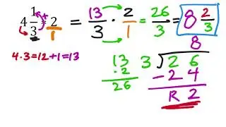 Multiplication and Division of Mixed Numbers (MATH 900 Unit 4 Lesson 3)