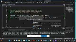 Simple Tuple C#