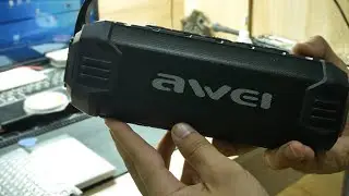 Ремонт колонки Awei y280. Проблемы с питанием из-за чего садиться. Замена АКБ и разъема не помогла