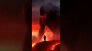 человек смотрящий на уничтожение города