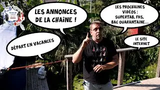 basin A to Z! Announcements forecast of the next videos and departure on vacation - garden pond