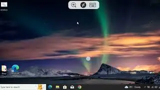 Remote desk view of Windows 10 on phone