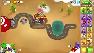Bloons TD 6 - End of the Road Map Hard Mode, Magic Only, and Alternate Rounds Gameplay Tutorial
