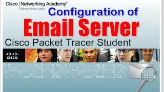 How to install and configure Email server using packet tracer