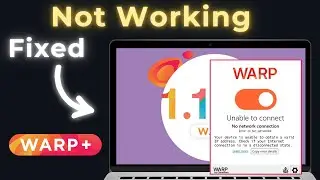 Warp VPN not working PC