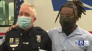 Good Samaritan given Hero Award by USPS for helping during attack on Officer Denny Wright