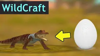 ПОПОЛНЕНИЕ В СЕМЬЕ КРОКОДИЛОВ! Родился еще один крокодильчик в WildCraft!