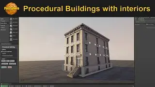 [UE4]  Generate Procedural Buildings with Interiors ★ City Packs ★