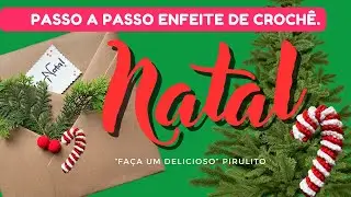 Enfeite natalino de crochê (fácil e rápido!)
