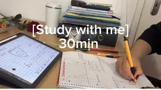 「和我一起学习30分钟/ No music/ No break/ ASMR/ background noise