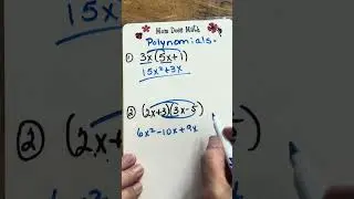 GED Prep - polynomial multiplication 
