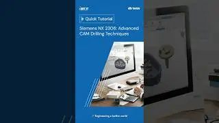 #siemens Master Siemens NX CAM drilling skills. Watch the full session on our YouTube channel now!