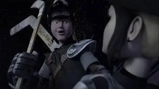 TMNT Karai vs Casey