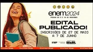 Inscrições para o ENEM 2024