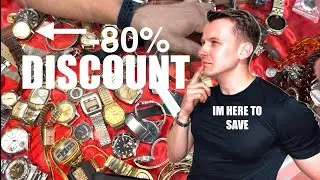 Flea market watch shopping MAKING DEALS ON VINTAGE WATCHES !!