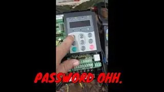 INOVENCE VFD PASSWORD UNLOCK | MASTER PASSWORD ENTER | 