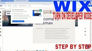 ✅  How To Turn On Developer Mode On Wix 🔴