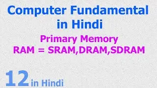 12 - Understanding Primary Memory - RAM & ROM