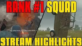 RANK #1 SQUAD - Stream Highlights| PUBG