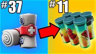 Every FORTNITE HEALING Item Ranked WORST To BEST