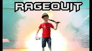 Kid takes rage to a new level from fortnite...