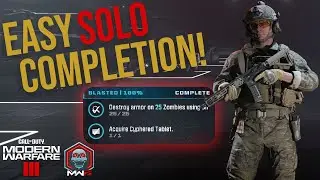 EASY Tier 5 Blasted Mission Completion for Act 1 | Call of Duty MW3 Zombies