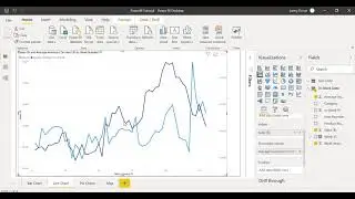 Creating line charts in Power BI