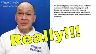 Quarantine no longer required in the Philippines!