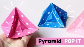Pyramid pop it - Origami pop it