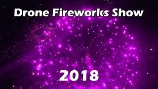 Seaside Florida July 4th Fireworks Show 2018 - Aerial Drone Footage