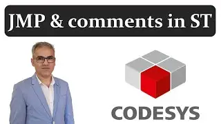 CODESYS: JMP instruction and Comments in Structured text (ST) 