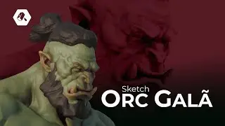 Sketch de um Orc Galã no ZBrush!