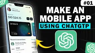 Make An App Using ChatGPT & Android App Builder in 5 MIN!!
