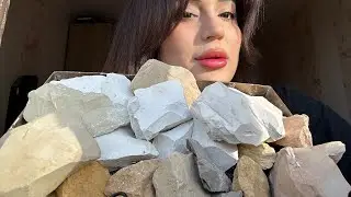 ASMR ❤️‍🔥РАЗНЫЙ ХРУСТ ГЛИН И МЕЛА ❤️‍🔥 выполняю запросы от подписчиков телеграмма 🫶