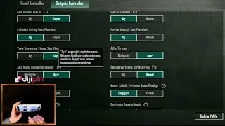 I explained my settings one by one.