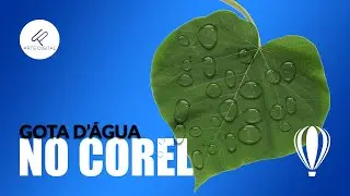 COMO cria uma GOTA d'água no COREL - tutorial