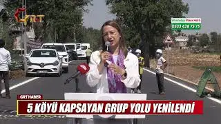5 KÖYÜ KAPSAYAN GRUP YOLU YENİLENDİ