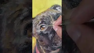 Pintura de perrito Jackrussell