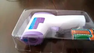 Non-contact Infrared LCD Multi-functional Digital Thermometer  -  PURPLE  - www.gearbest.com