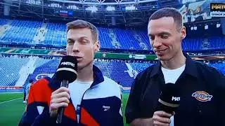 Интервью  на стадионе перед матчем Зенит-ЦСКА - Санкт-Петербург 2022 - Dabro