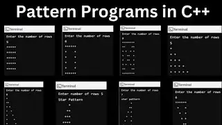 Simple Pyramid Pattern in C++ !! Cpp Programming Patterns Questions