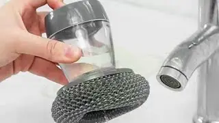 Soap Dispensing Palm Brush