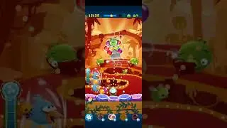Angry Birds Pop Bubble Shooter-Level 667 NO BOOSTERS 