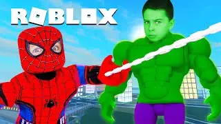 Стали супергероями в Roblox c Алисой Че