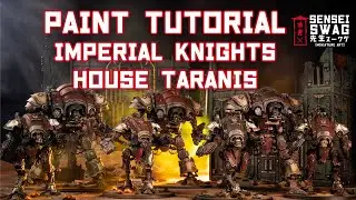 How to Paint Warhammer 40k Imperial Knights | House Taranis | Grimdark