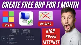 How to Create Free RDP 2024 | Free RDP For 1 Month | RDP Free