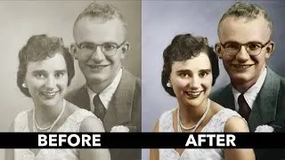 How to Add Color to a Black and White Vintage Photo: Basics Tutorial