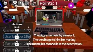 Pup watches piggy meme during class