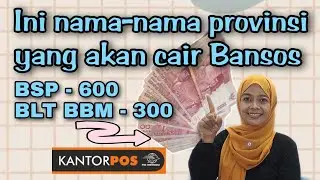 THIS IS THE LIST OF AREAS WHERE 900 THOUSAND IDR SOCIAL ASSISTANCE WILL BE DISBURSED AT THE POST ...